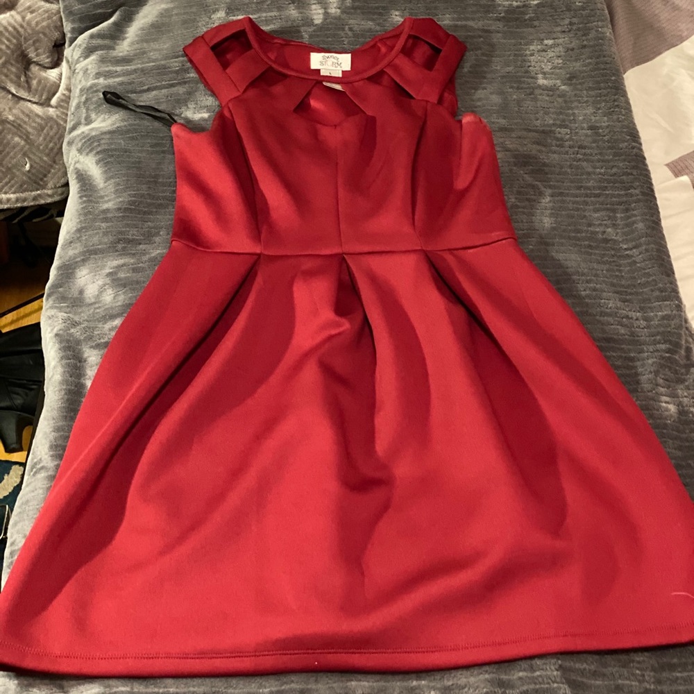 Red dress